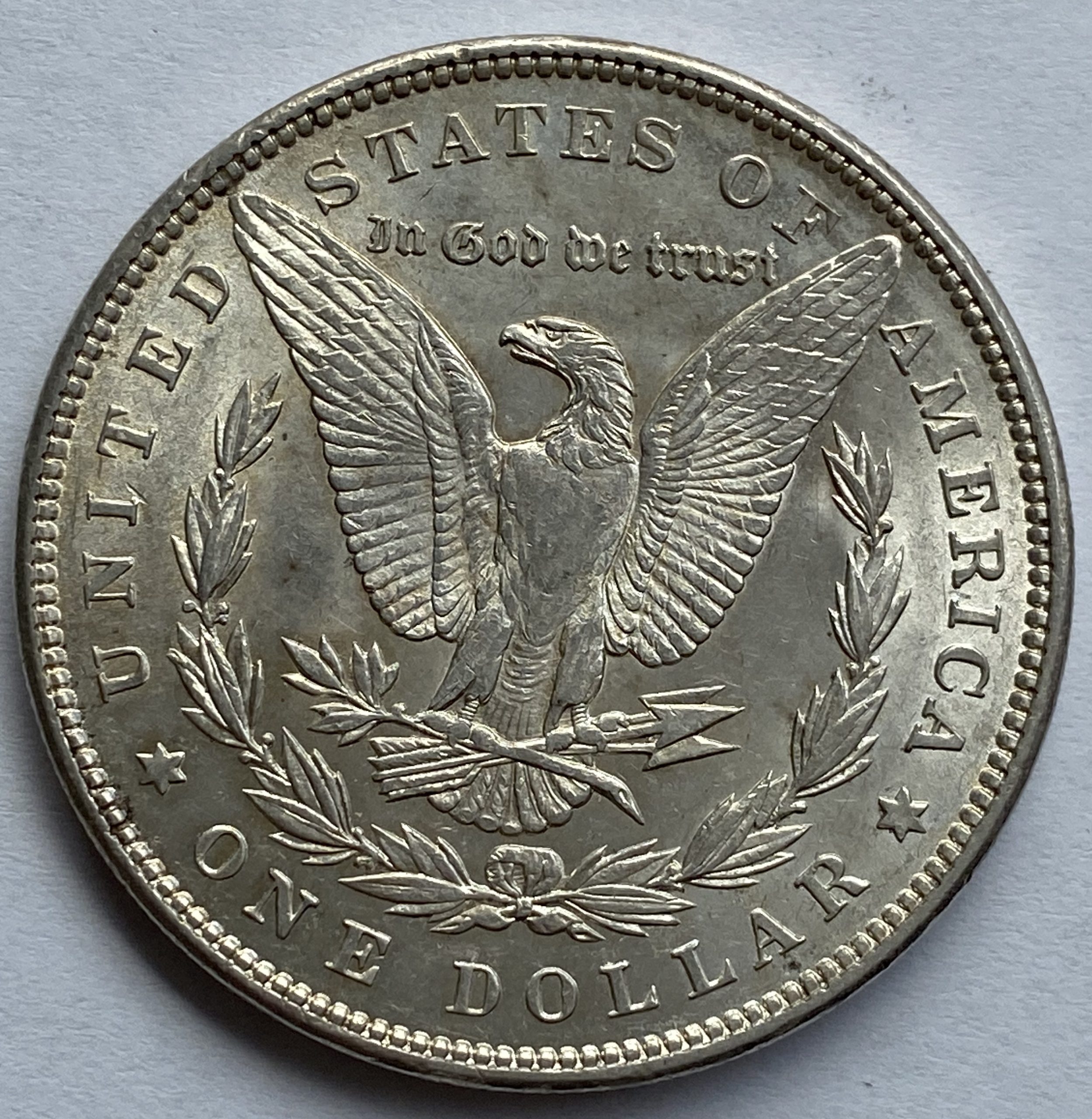 1889 United States Of America Silver Morgan One Dollar M J Hughes Coins