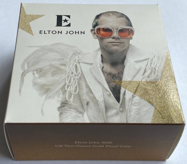 2020 Elton John Gold Proof Two Ounce £200