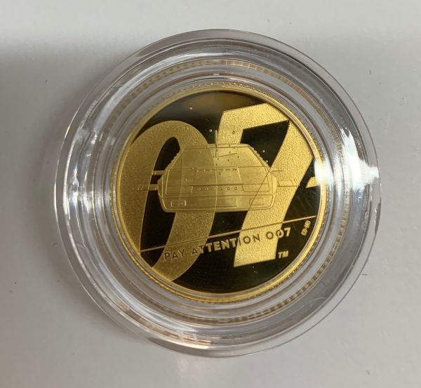 2020 James Bond Pay Attention 007 Gold Proof Two Ounce £200 – Series II