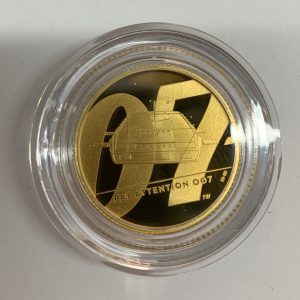 2020 James Bond Pay Attention 007 Gold Proof One Ounce £100 – Series II
