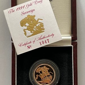 1991 Gold Proof Sovereign