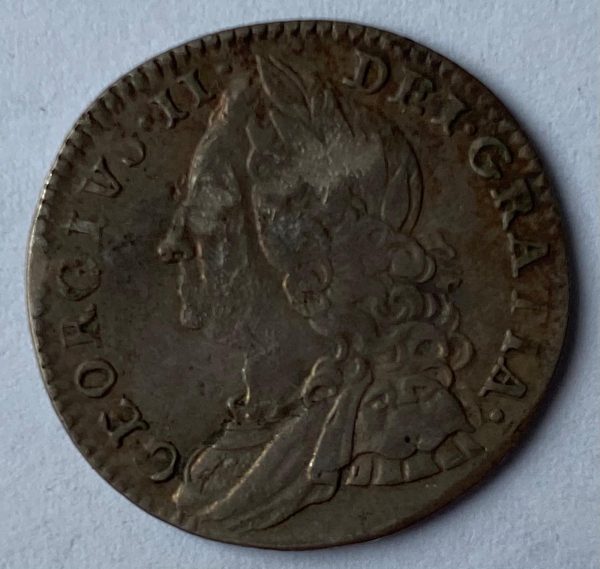 King George IV Silver Sixpence