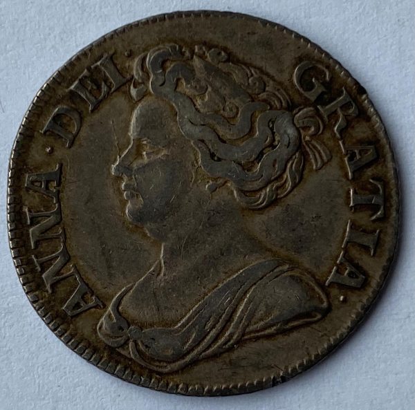 1711 Queen Anne Silver Shilling