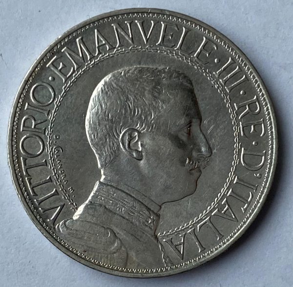 1912 Spain Silver Two Lire