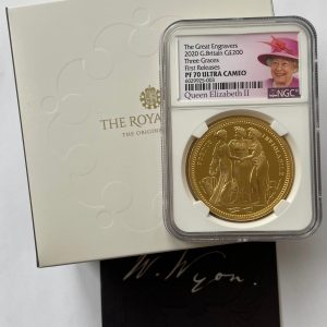 2020 Royal Mint Three Graces Gold Proof 2oz PF70