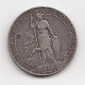 1903 King Edward VII Silver Florin
